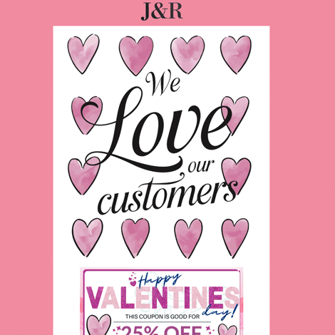 We Love Our Customers Valentine Coupon eCard